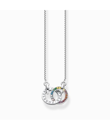 COLLIER THOMAS SABO PIERRE MULTICOLORES ARGENT l'évolution des habitudes 