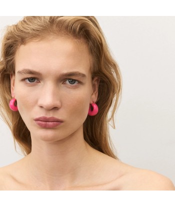 BOUCLES D'OREILLES CIRCLET EARRING PINK VANESSA BARONI Les êtres humains sont 