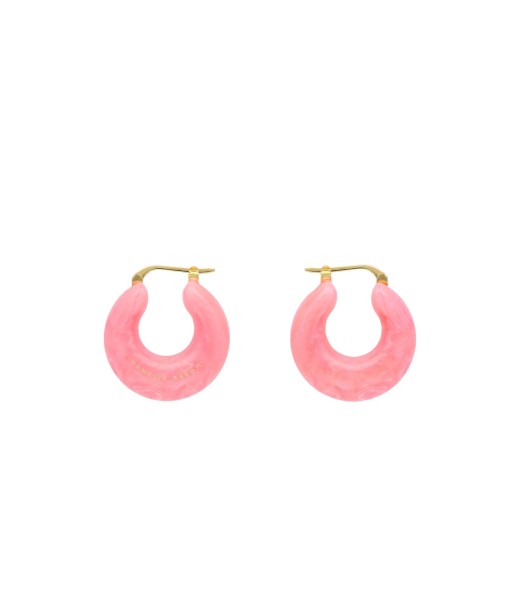 BOUCLES D'OREILLES CIRCLET EARRING NEON PINK MARBLE VANESSA BARONI Amélioration de cerveau avec