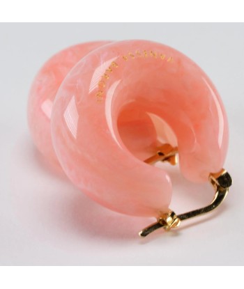 BOUCLES D'OREILLES CIRCLET EARRING NEON PINK MARBLE VANESSA BARONI Amélioration de cerveau avec