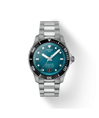 MONTRE TISSOT SEASTAR 1000 POWERMATIC 80 40 MM VERTE à prix réduit toute l'année