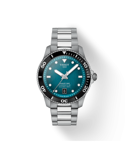 MONTRE TISSOT SEASTAR 1000 POWERMATIC 80 40 MM VERTE à prix réduit toute l'année