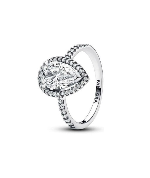 Bague Pandora Halo Poire Scintillante vous aussi creer 