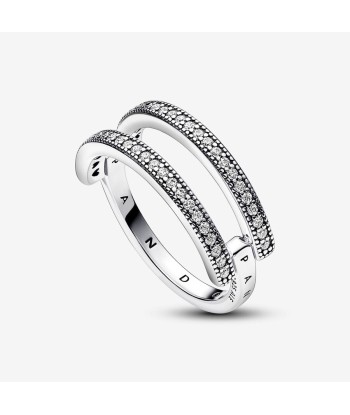 Bague Pandora Double Signature et Pavé Pandora Signature en ligne des produits 