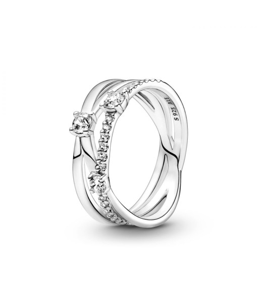 Bague Pandora Anneau Triple Scintillant votre restaurant rapide dans 