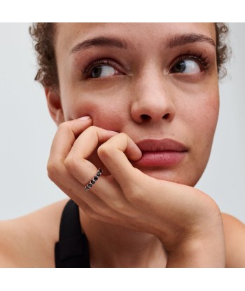 Bague Pandora Éternité Rang Scintillant Noir Amélioration de cerveau avec