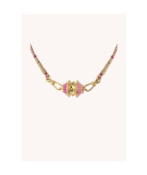 COLLIER MYA BAY - BIG TALISMAN PINK/FUCHSIA paiement sécurisé