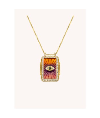 COLLIER MYA BAY - PINK RAINBOW EYE BOHEME Comparez et commandez 