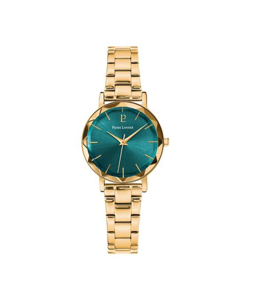 MONTRE PIERRE LANNIER FEMME MULTIPLES CADRAN VERT DORE pour bénéficier 