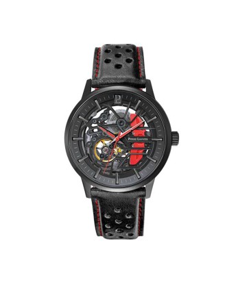 MONTRE PIERRE LANNIER HOMME PADDOCK NOIR CUIR de votre