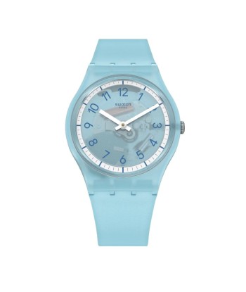 MONTRE SWATCH LIGHTBLUE PAY! les muscles